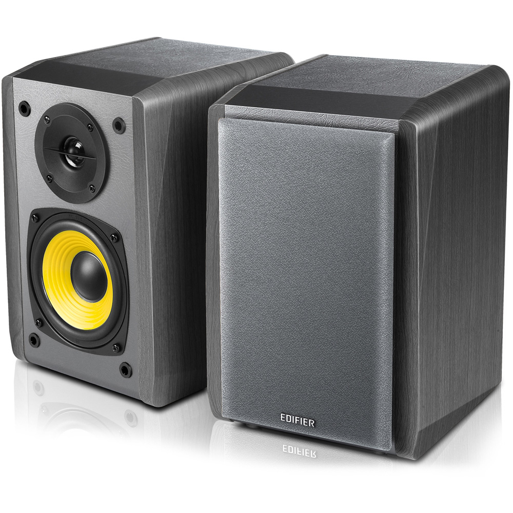 Edifier R1010BT 2.0 Black Bluetooth Bookshelf Speaker Set 24W Image 2