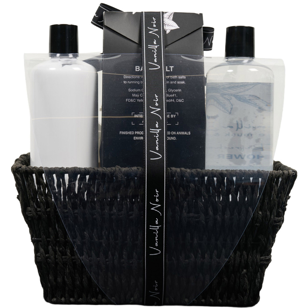 Vanilla Noir Bath Basket Set Image 3