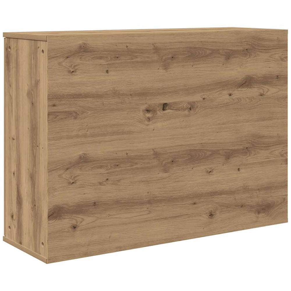 vidaXL 2 Door 3 Drawer Artisan Oak Sideboard Image 4