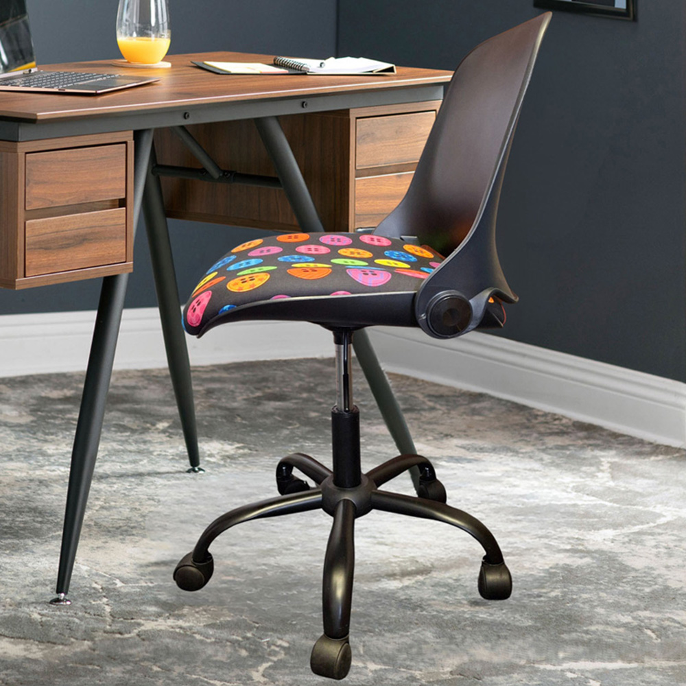 Sewing Online 18618 Buttons Hydraulic Foldable Sewing and Office Chair Image 1
