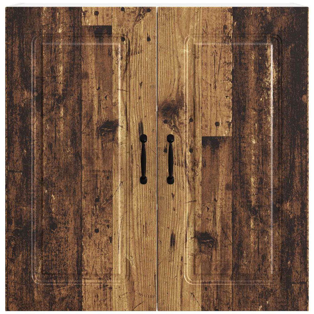 vidaXL 2 Door Old Wood Kitchen Wall Cabinet Image 4