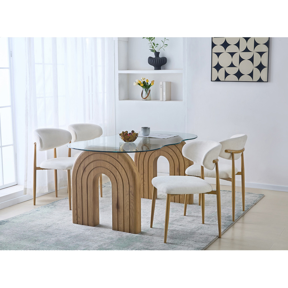 Salcombe Glass Dining Table Image 7
