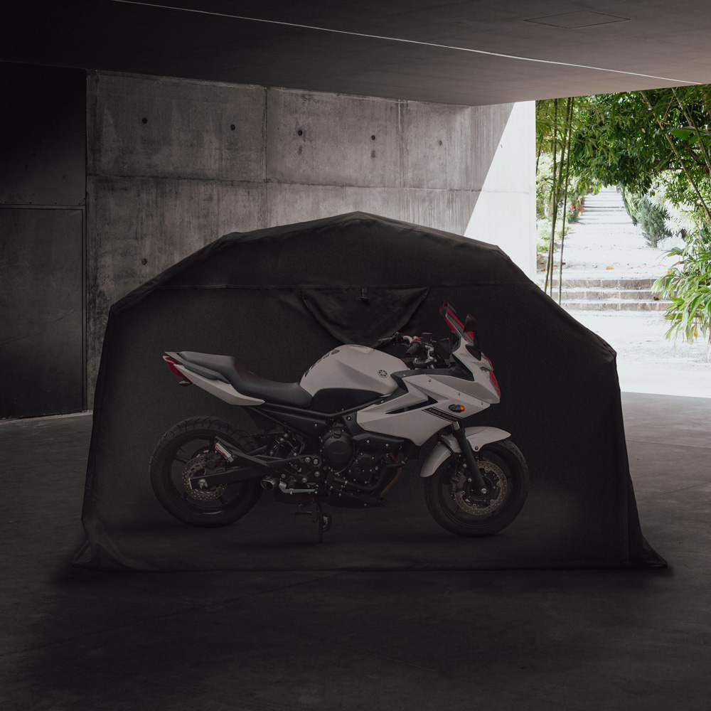 Monster Shop Black Large Motorbike Tent Image 3