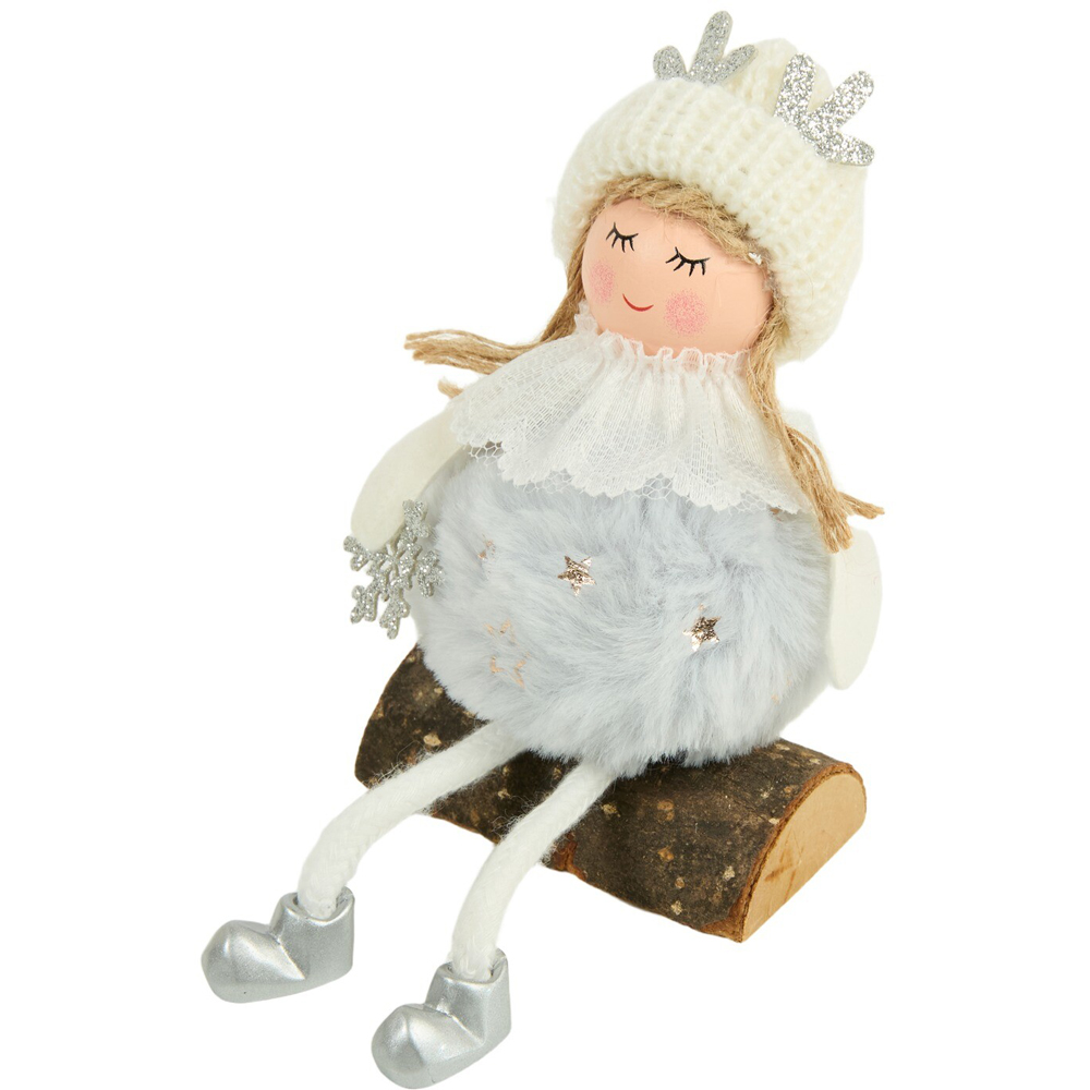 Angel on a Log Decoration Image 2
