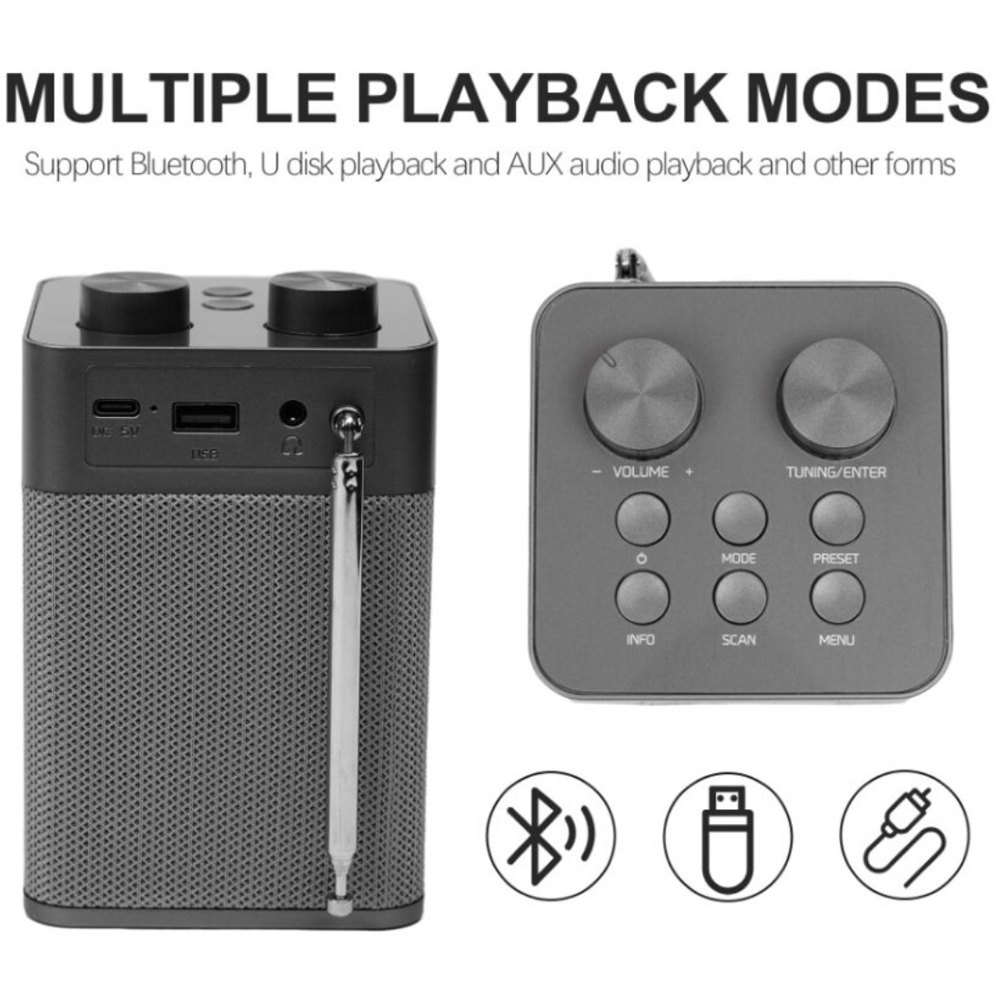 Alivio Portable Bluetooth Radio Image 5