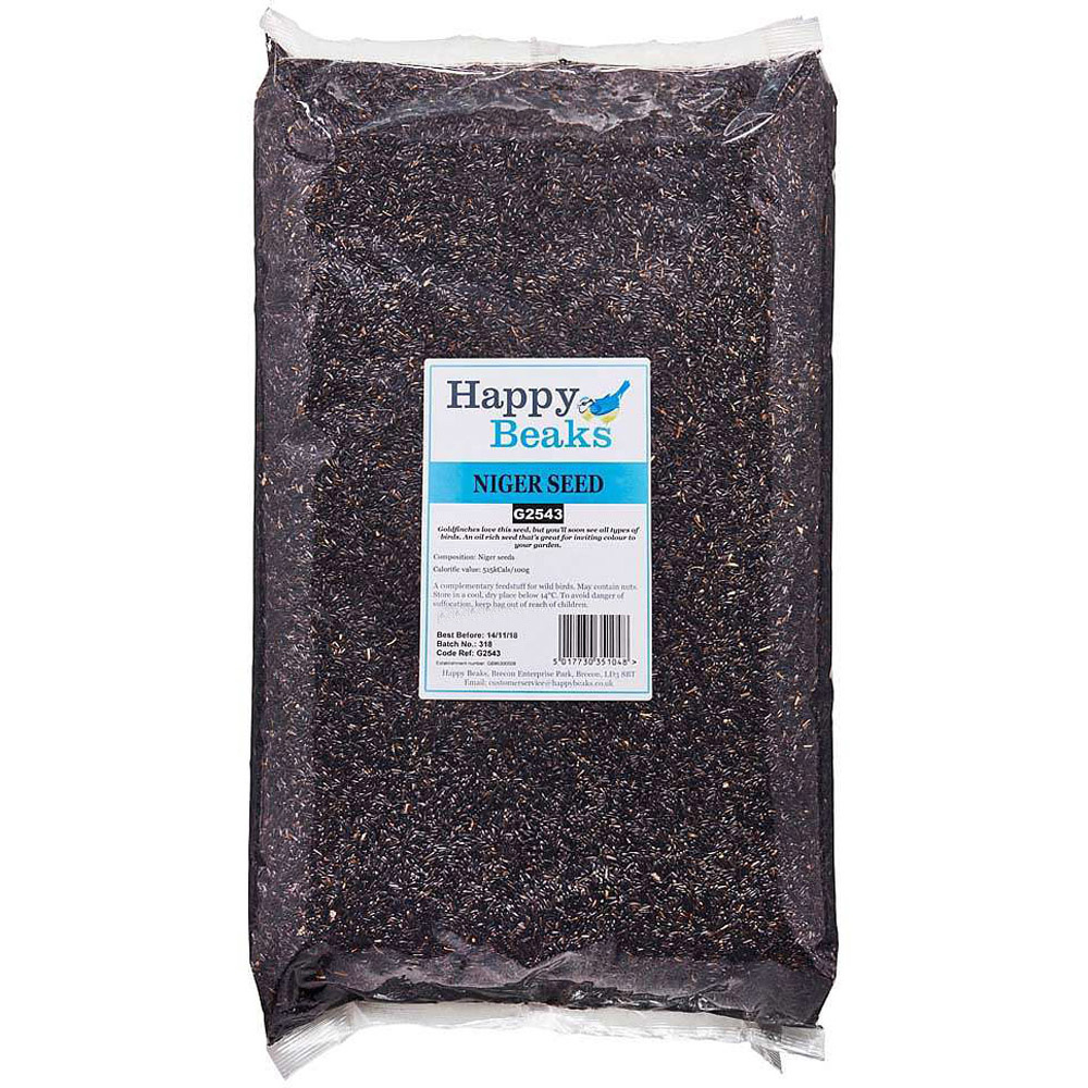 Happy Beaks Niger Seed Bird Food 12.75kg Image 1
