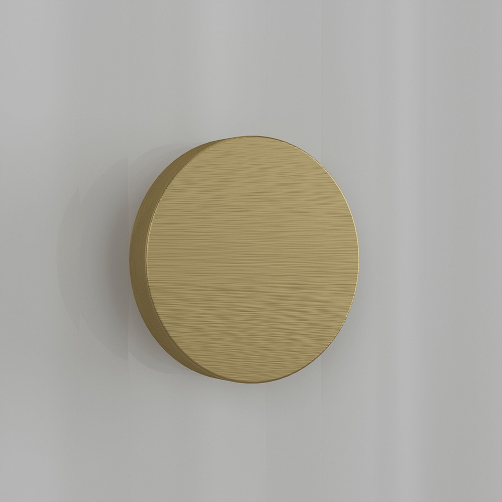 Fluted Clear Glass Kitchen Splashback with Brushed Brass Caps 600 x 750 x 4mm Image 4