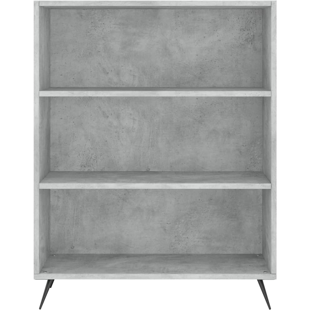 vidaXL 2 Door 3 Shelf Concrete Grey Highboard Image 8