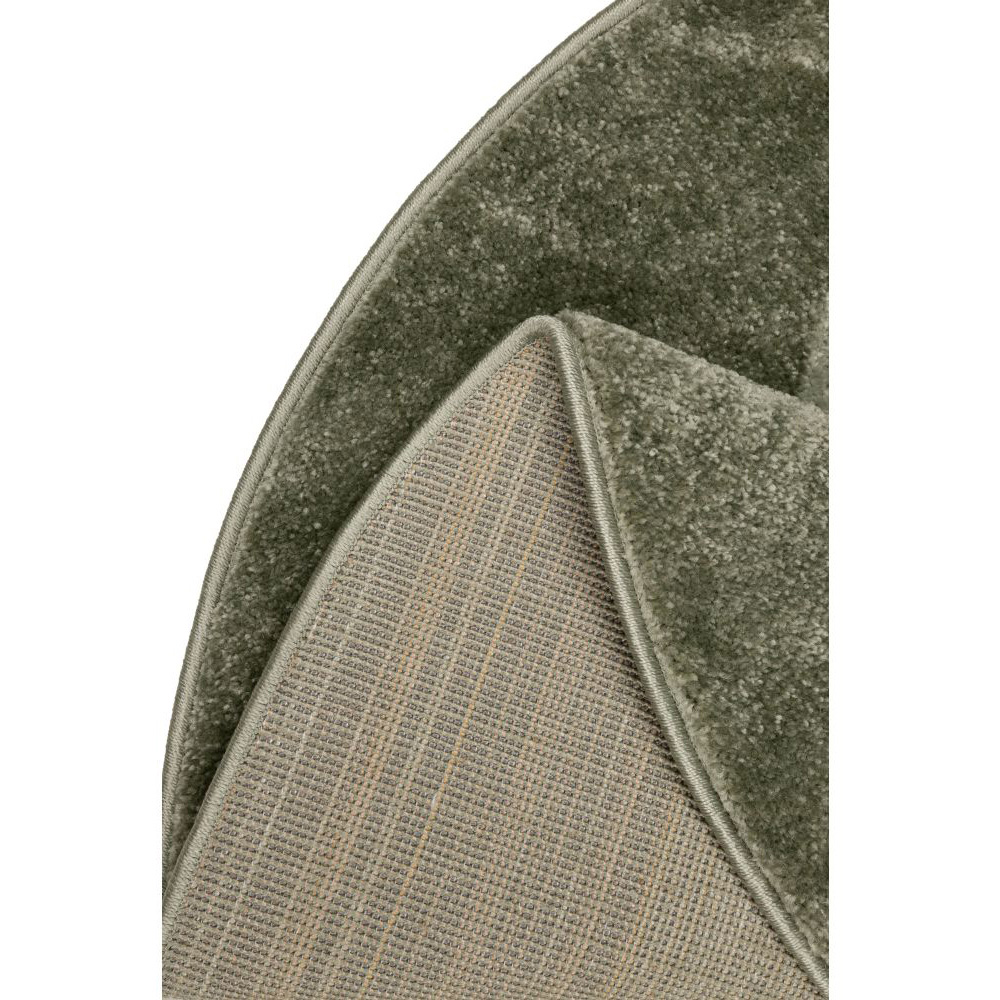 Homemaker Echo Green Dinosaur Motif Circular Rug 100cm Image 3