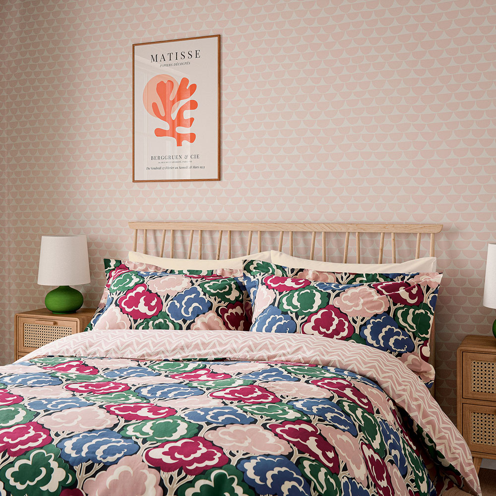 Scion Willow Tree Super King Size Berry Duvet Set Image 3