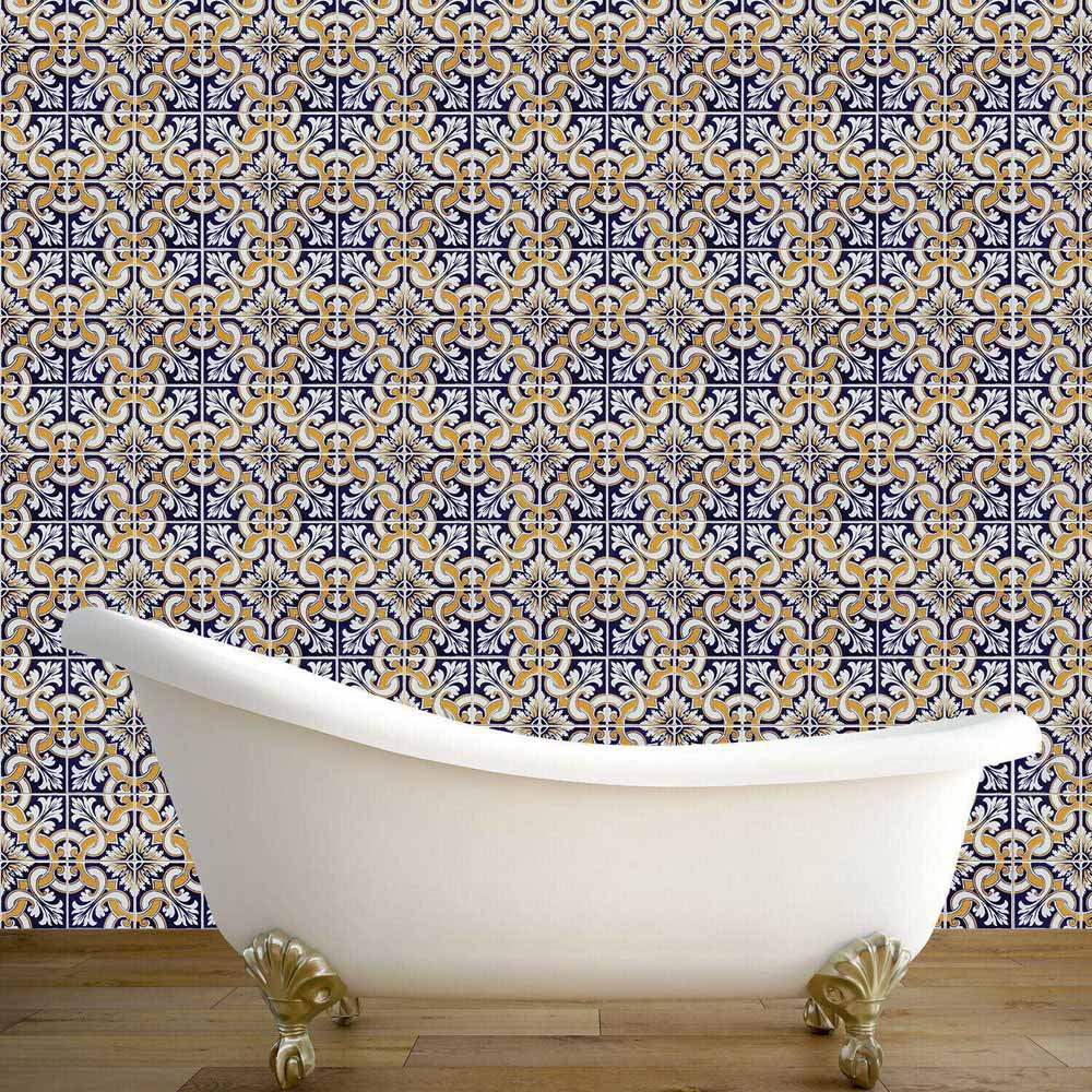 Walplus Talavera Tiles Mural Sticker Image 1