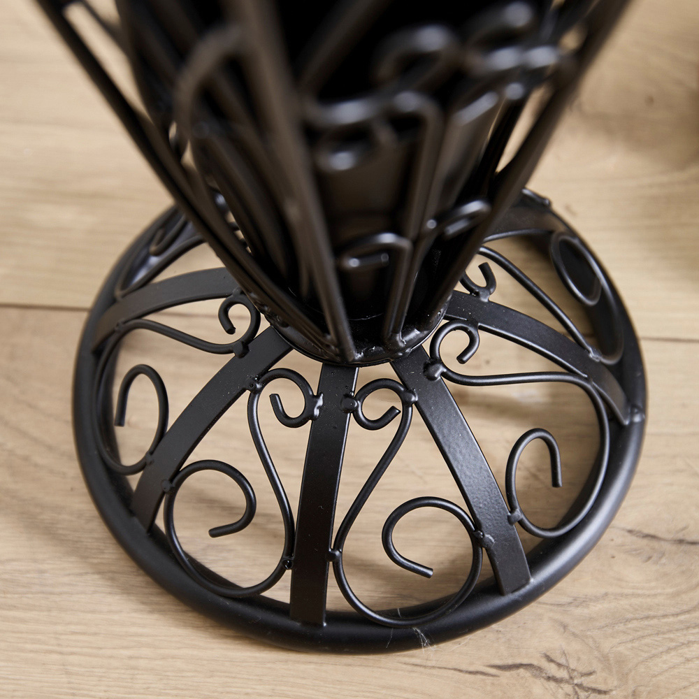 Dibor Black Iron Umbrella Stand Image 6