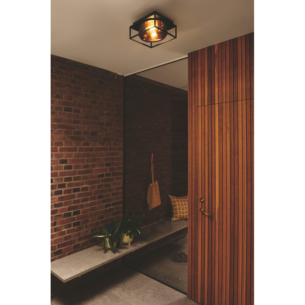 Nordlux Griffin Smoked Ceiling Light Image 2