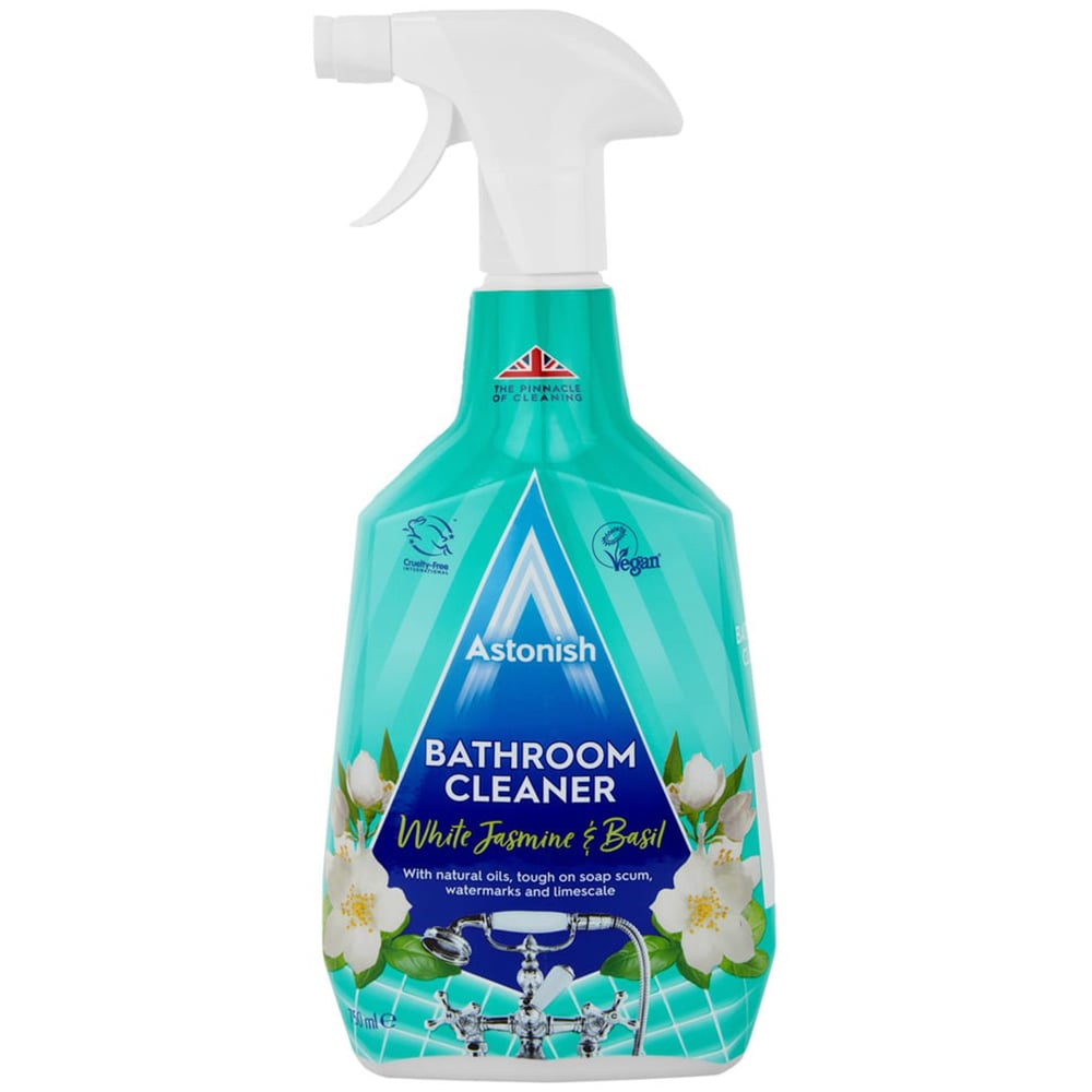 Astonish White Jasmine and Basil Bathroom Cleaner 750ml Image