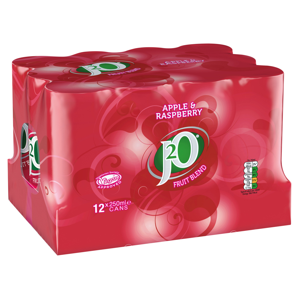 J2O Apple andRaspberry 12 x 330ml Image 2