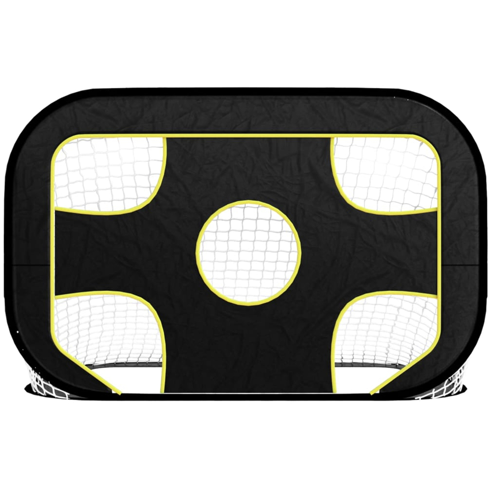 vidaXL Black Football Goal Net with Target 3 x 4ft Image 2