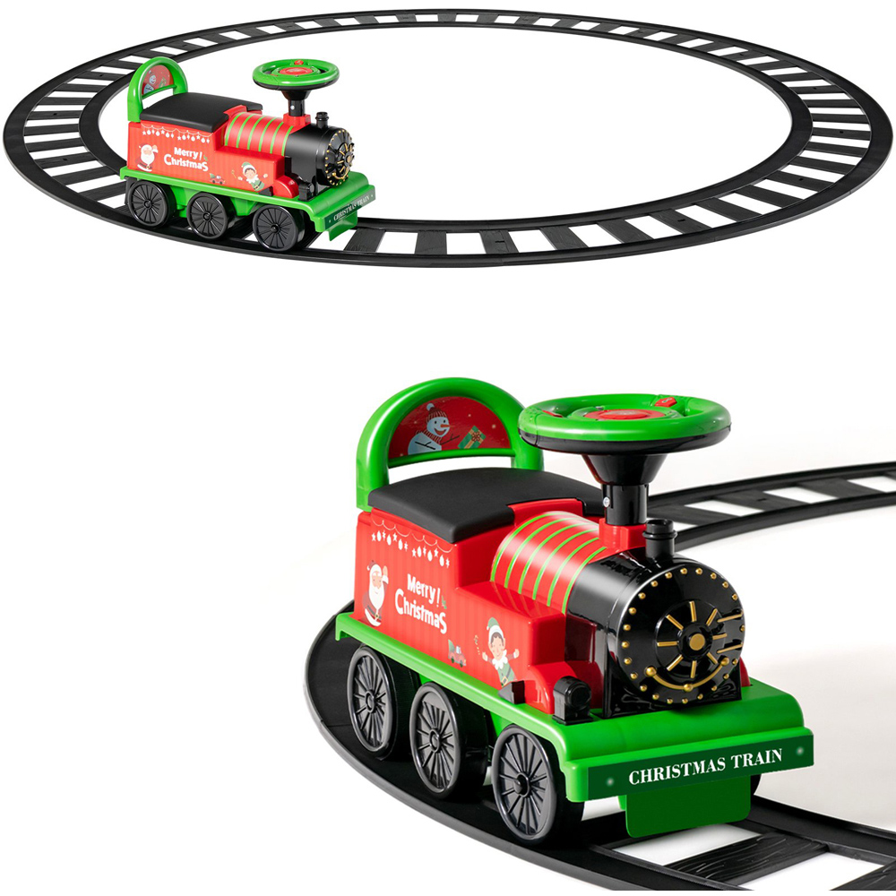 Costway Kids Green Battery Powered Electric Ride On Car 6V Image 3