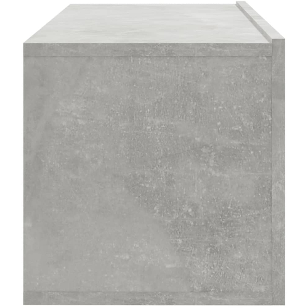 vidaXL 8 Door Concrete Grey Wall Mounted TV Cabinet Set of 4 Image 6