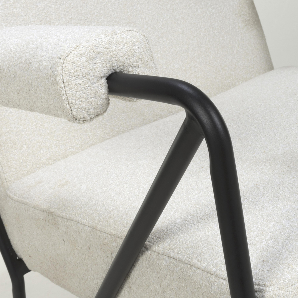 Oslo Speckled Natural Armchair Image 6