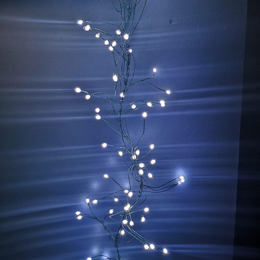 Samuel Alexander 288 White LED Christmas Garland Light Image 5