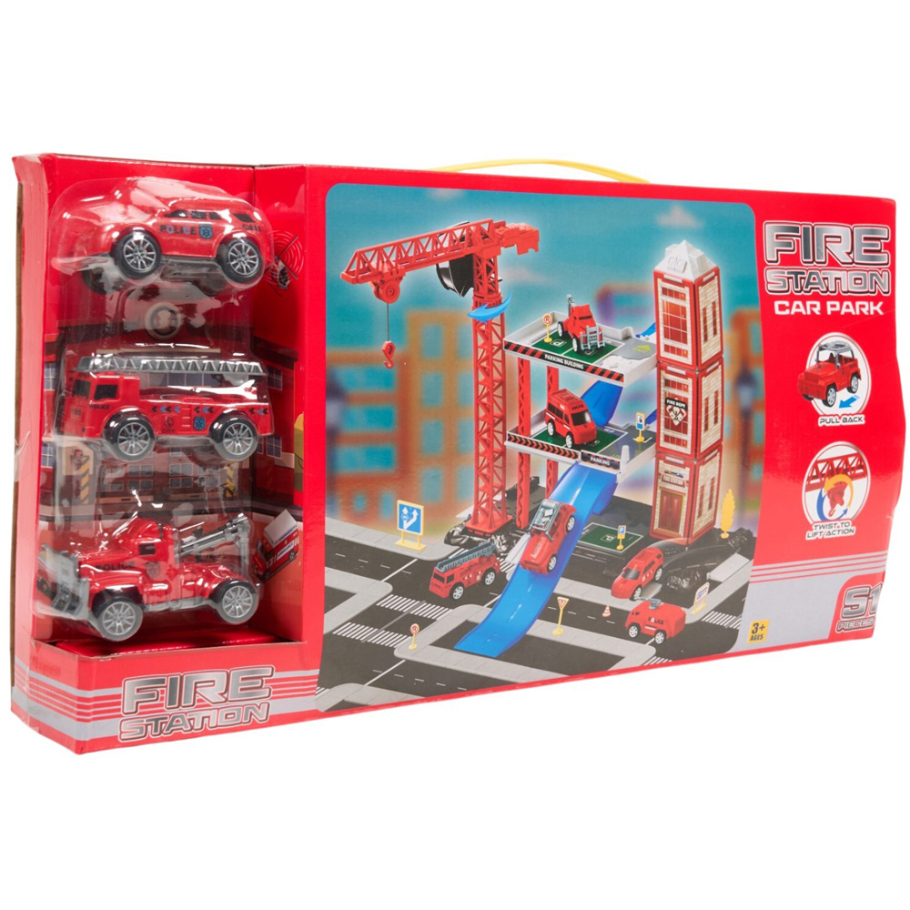 Fire Station Car Park Playset Image 2