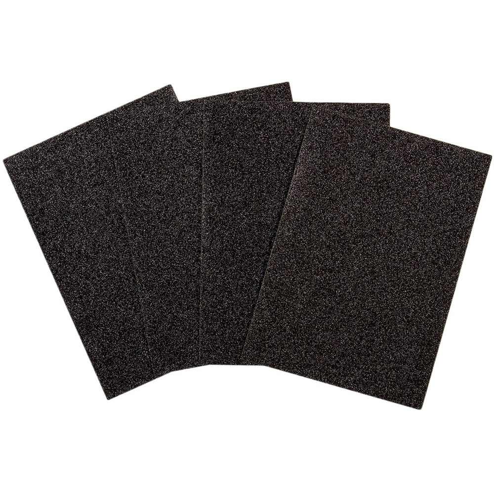 Crafty Club Glitter Card Large - Black Image