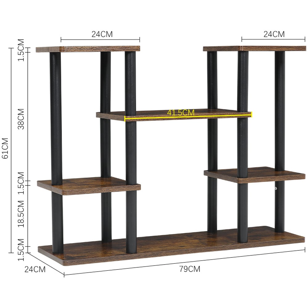 H&O Direct 6 Shelf Plant Stand Image 4