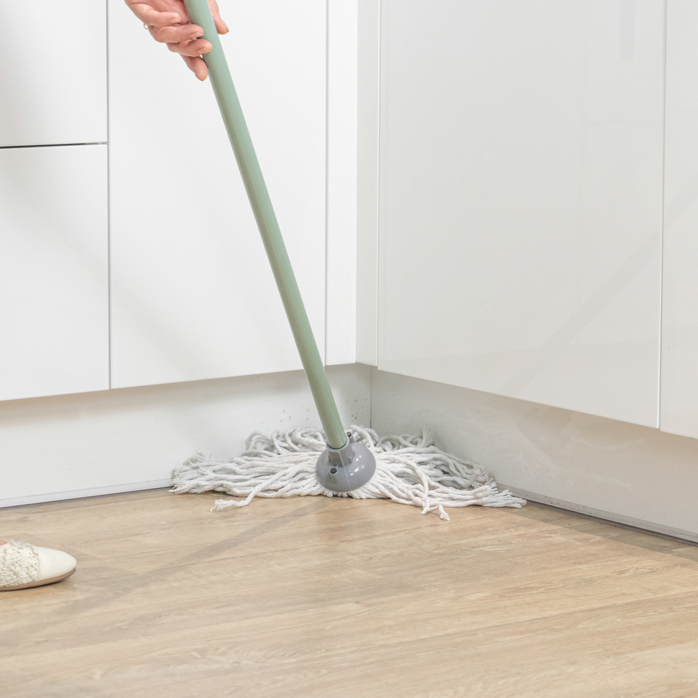 JVL Cleaning Green Cotton String Mop Image 7