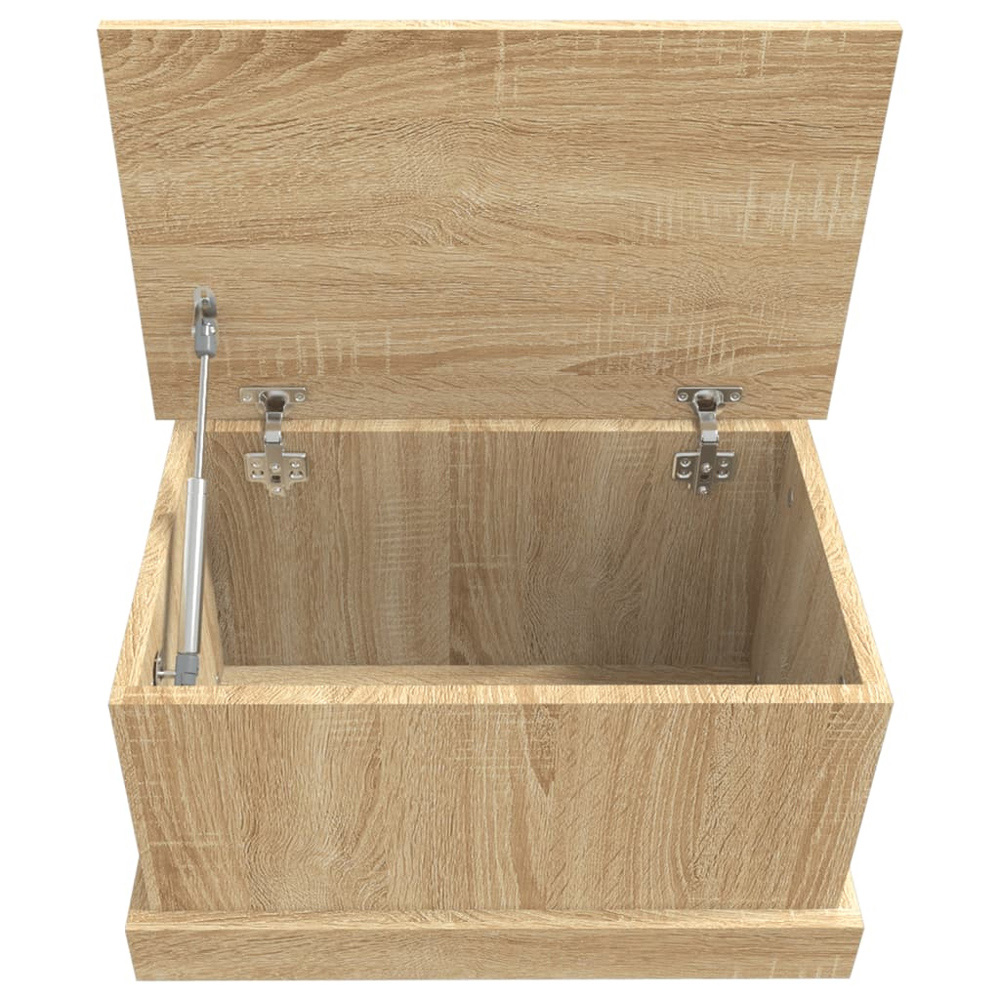 vidaXL Sonoma Oak Storage Box with Lift Top Lid Image 6