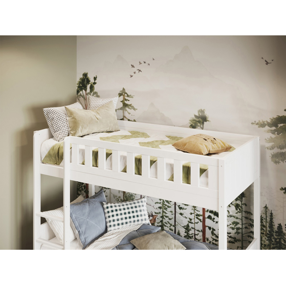Flair Bea Shorty White Wooden Bunk Bed Image 2