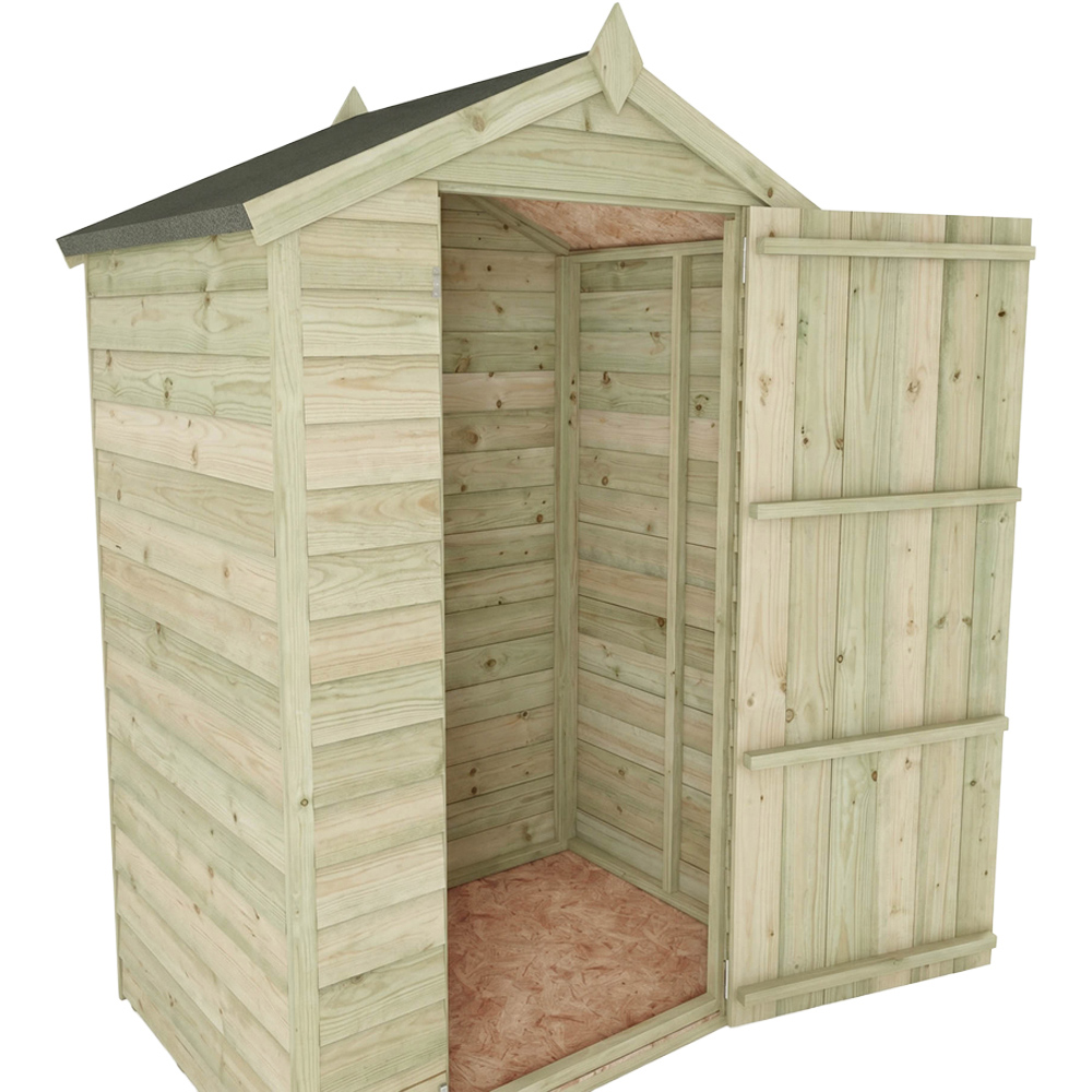 Mercia 3 x 4ft Overlap Apex Garden Shed Image 7