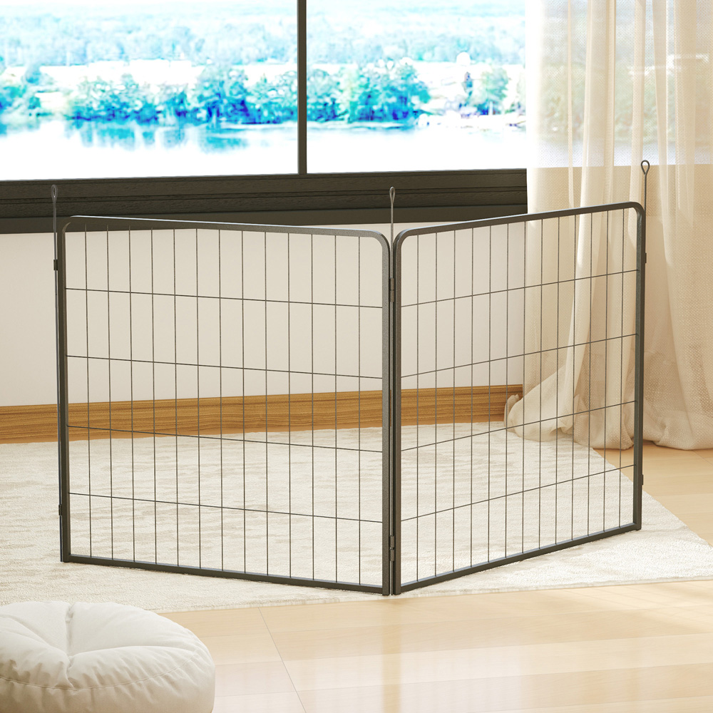 PawHut 2 Piece Small and Medium Dog Pen Expansion Pack Image 4