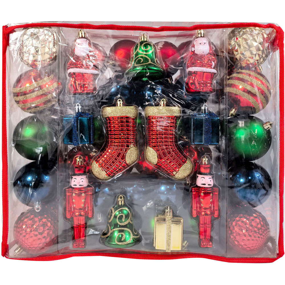 Set of 106 Timeless Christmas Baubles Image 1