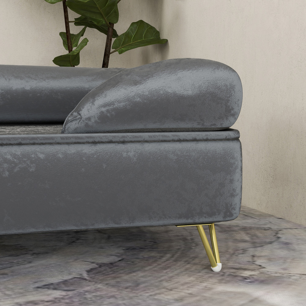 PawHut Grey Pet Couch Image 3
