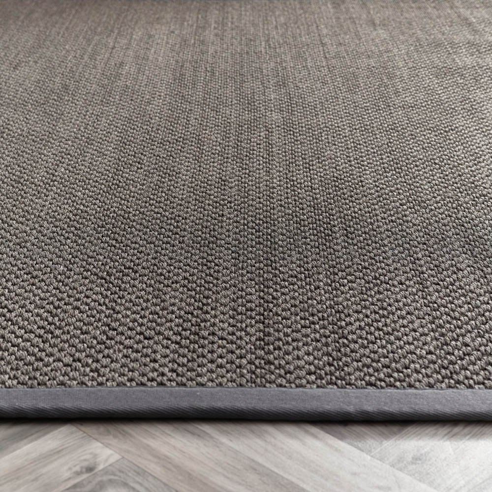 Origins Sisal Dark Grey and Grey Rug 200 x 290cm Image 4