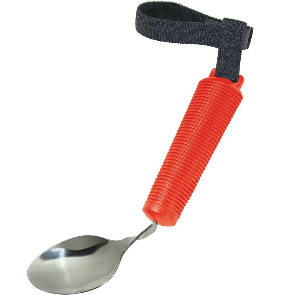 Aidapt Shine 3 Piece Red Bendable Cutlery Set Image 3
