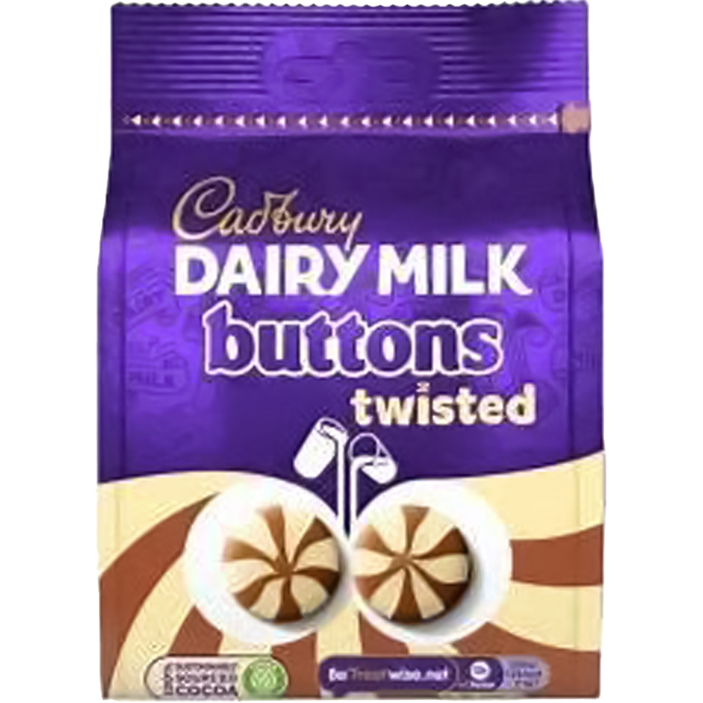 Cadbury Dairy Milk Twisted Buttons 105g Image