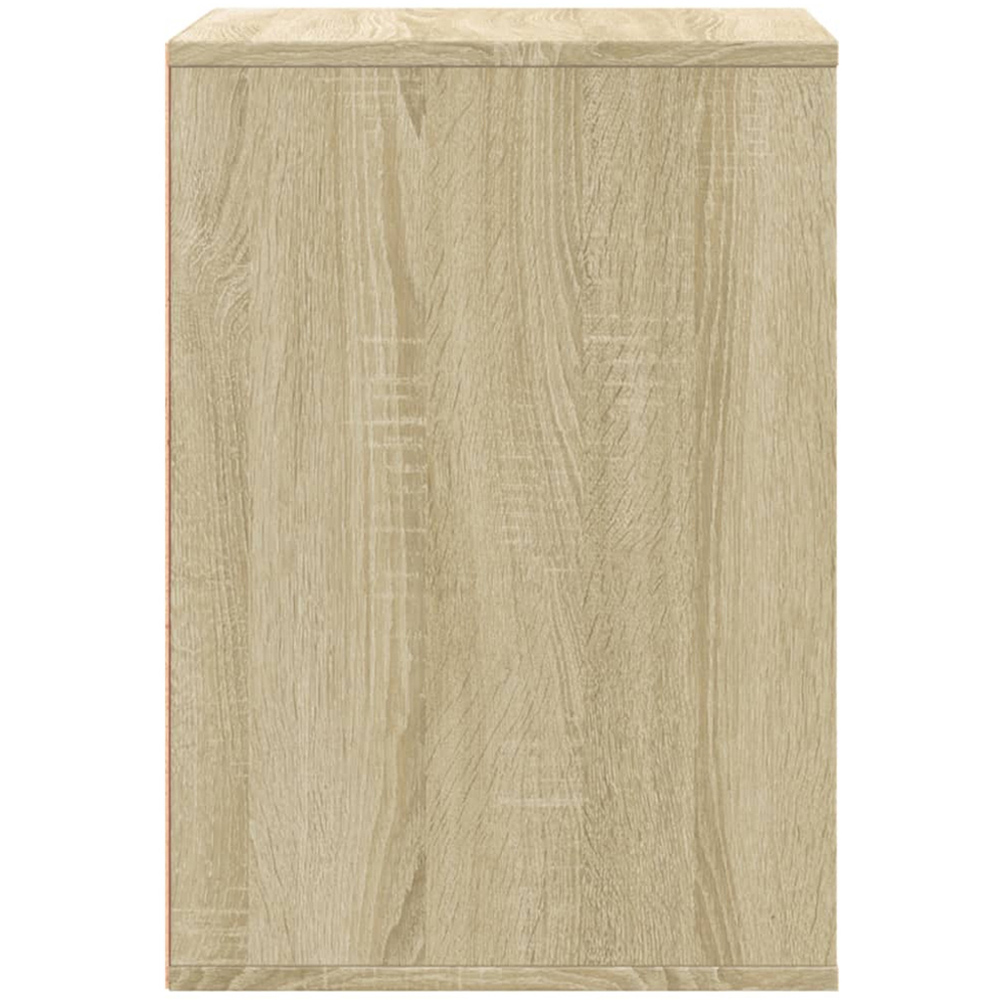 vidaXL 3 Drawer Sonoma Oak Wooden Chest of Drawers Image 5