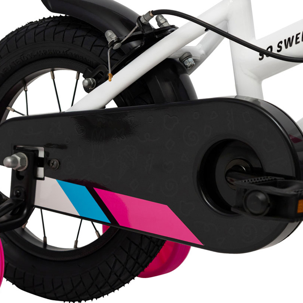 Huffy So Sweet 22075W Gloss White Single Speed 12 inch Kids Bike Image 6