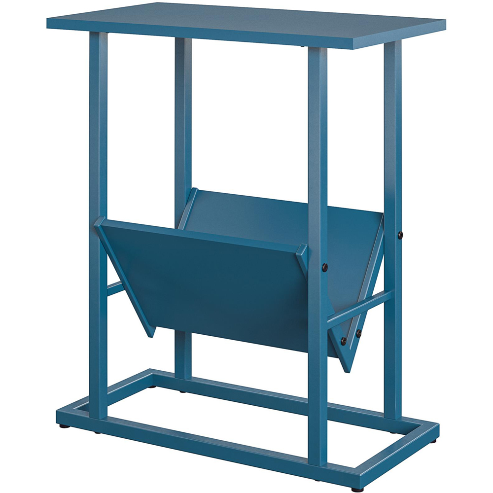 Novogratz Regal 2 Shelf Blue End Table Image 4