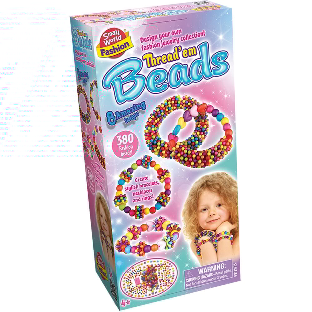 Small World Toys Make Your Own Thread’Em Beads Kit Image 1