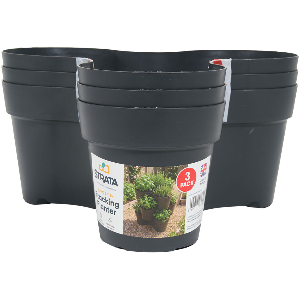 Soho Tiered Planter Grey Image 4
