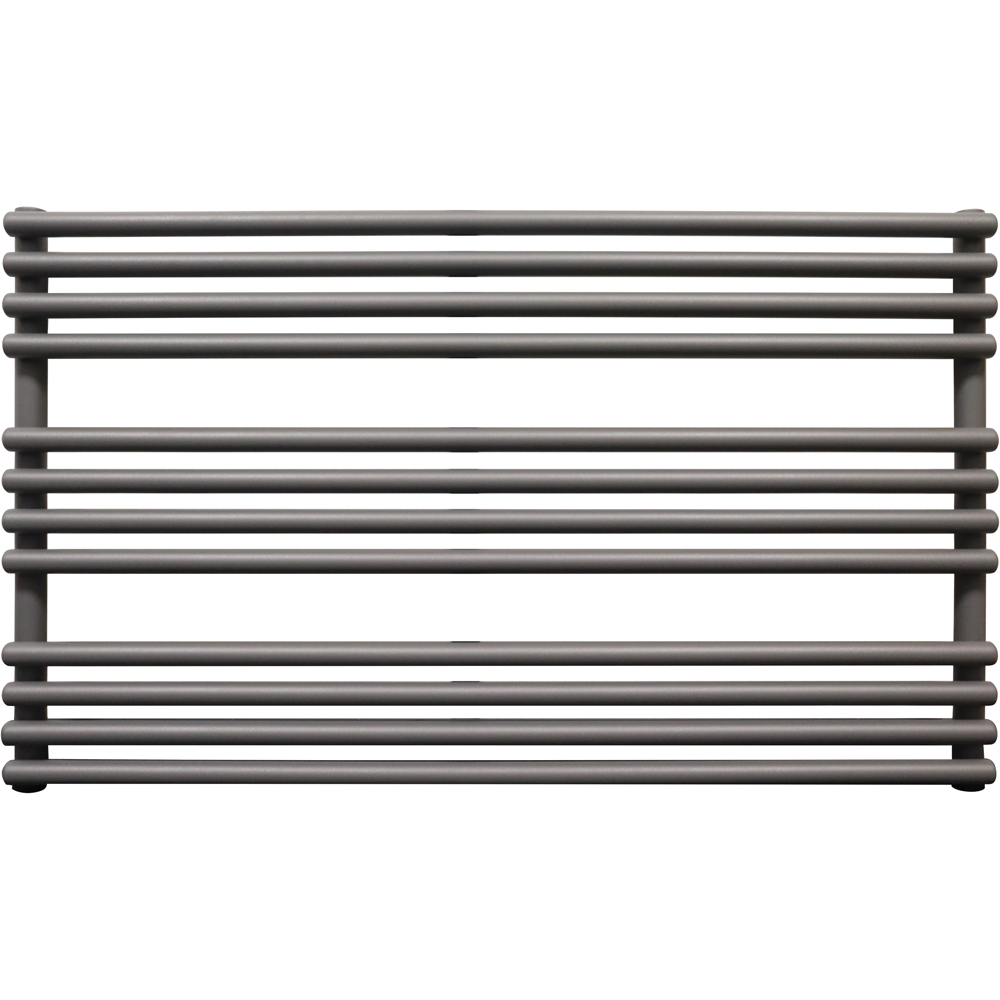 Towelrads Oxfordshire 2293 BTU Horizontal Anthracite Designer Towel Radiator 600 x 1000mm 672W Image 1