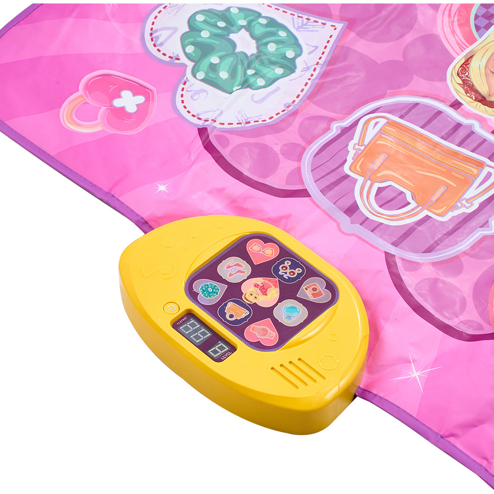 H&O Direct Kids Pink Dance Mat with 2 Game Modes 100 x 87cm Image 4
