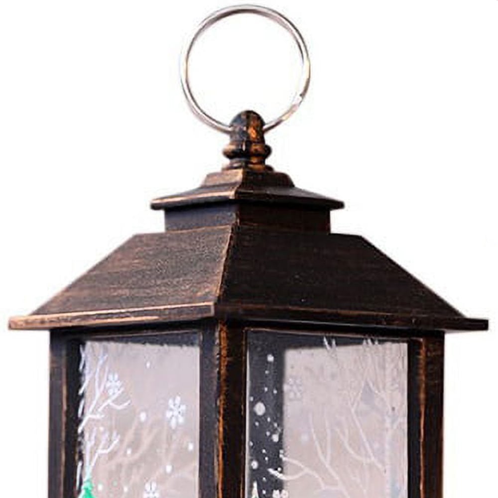 Jaoyeh Bronze Snowman Outdoor Christmas Decoration Light Image 2