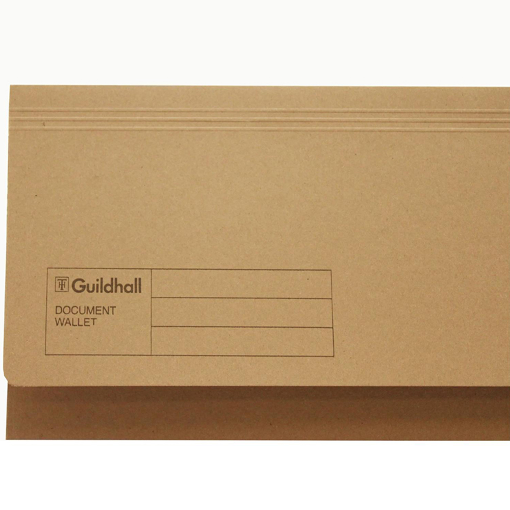Exacompta Guildhall Buff A4+ Manilla Document Wallet 50 Pack Image 7