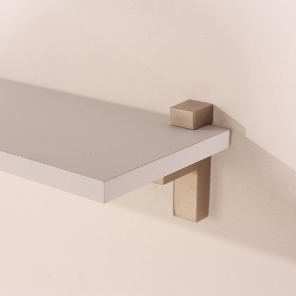 Core Products Lavant White Oak Slim Shelf with L Shape Bracket 60cm Image 4