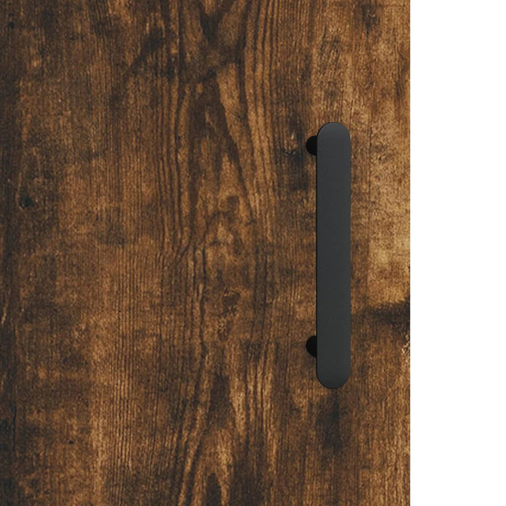 vidaXL 2 Door Smoked Oak Wall Mounted Cabinet Set of 2 Image 8