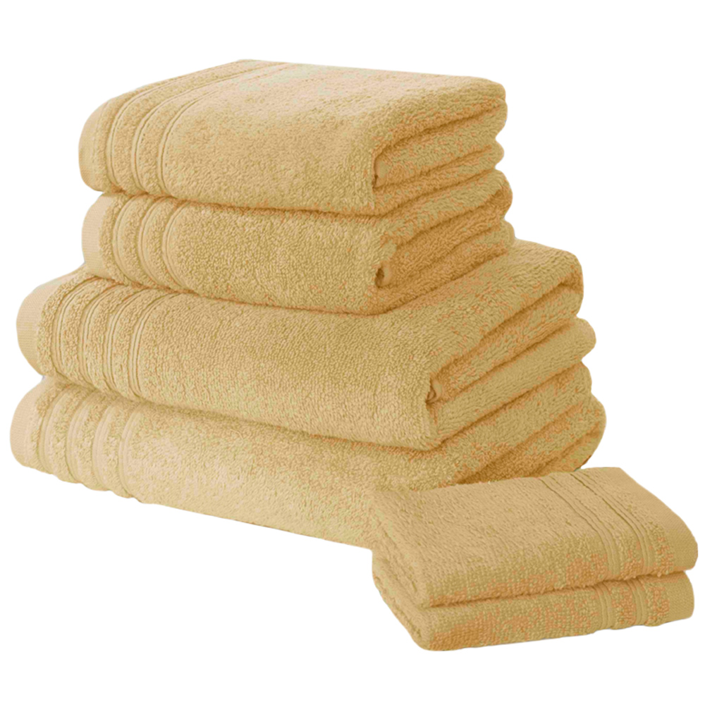 Rapport Home So Soft Ochre Cotton Bath Towel Image 1