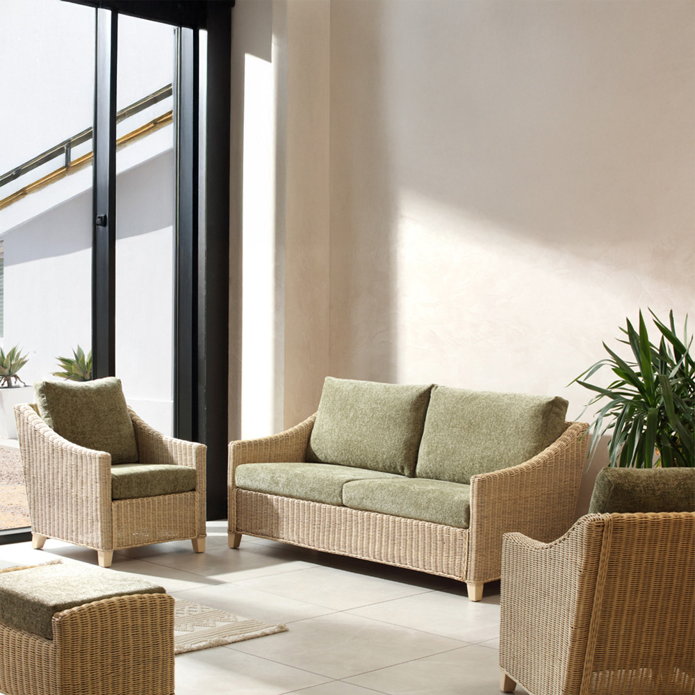 Desser Furniture Dijon 3 Seater Jubilee Sage Suite Image 1